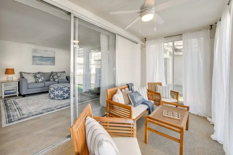 Private beach access villa in Sarasota Florida